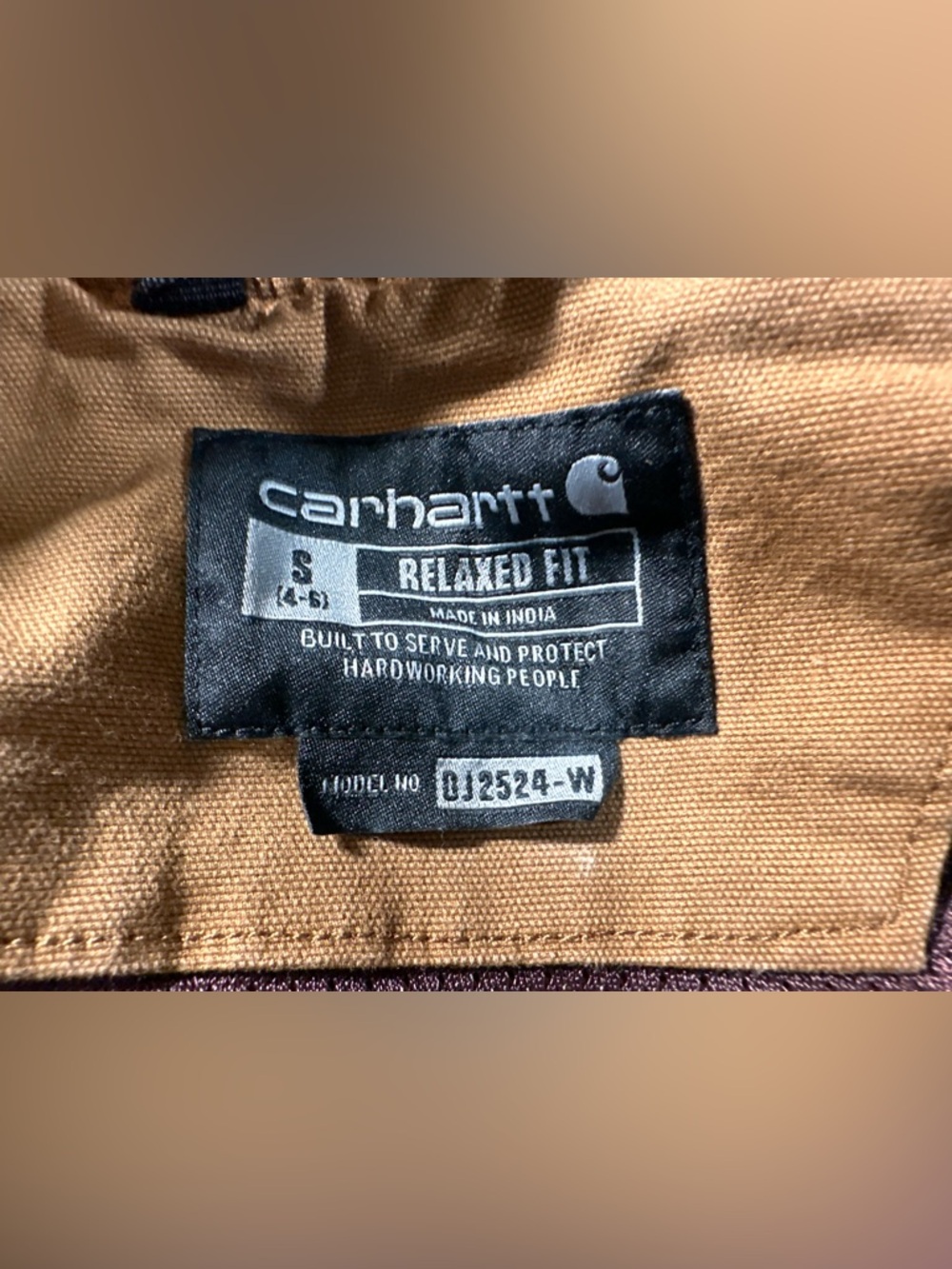 Carhartt Crawford Rugged Flex Full Zip Jacket Brown OJ2524-W Women's Small Y2K - Picture 7 of 13